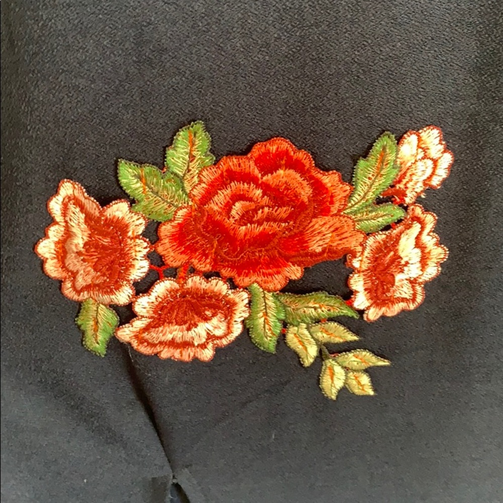 Navy Embroidered Maxi - Picture 2 of 3